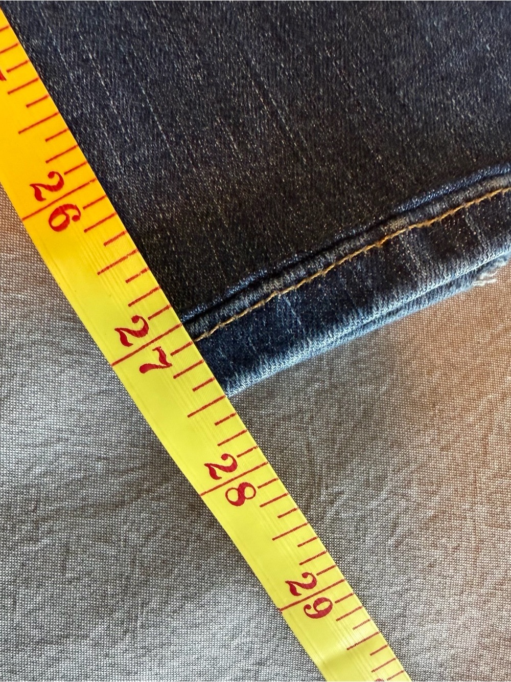 Hudson Jeans Dark Blue Beth Baby Bootcut Low-Rise Denim - Picture 12 of 16
